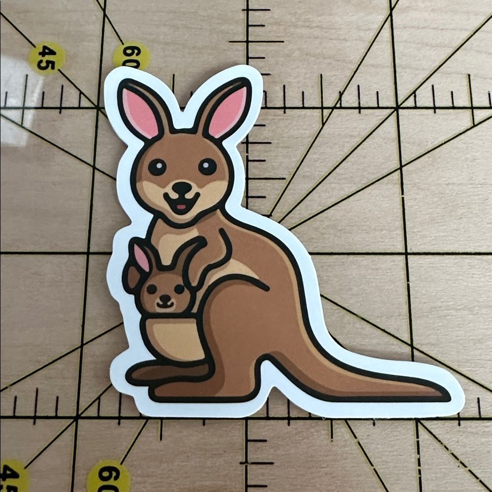 💜13/$13 +Bundle Sticker Sale | Kangaroo Joey Animal Waterproof Sticker